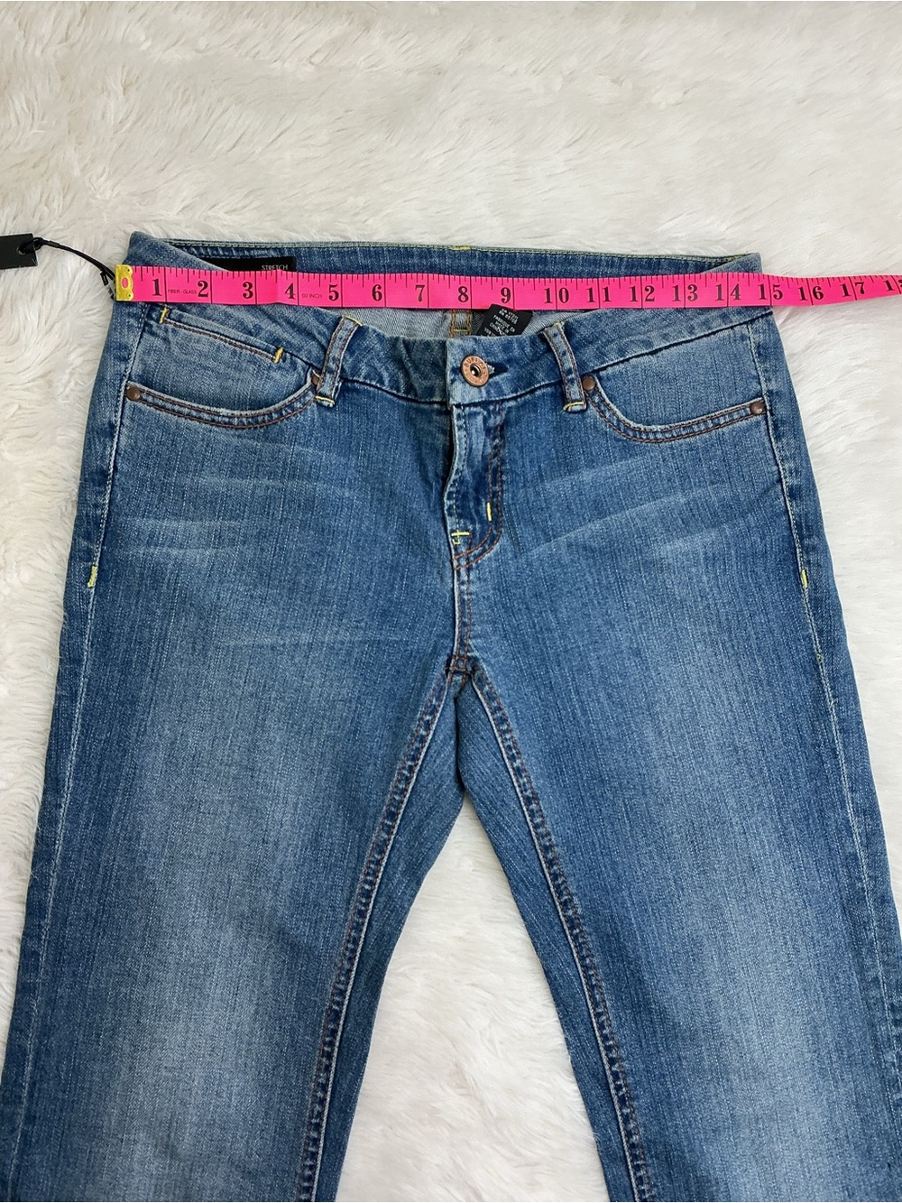 NWT - Buffalo -Pamela Low Rise Stretch Bell Bottom - Sz 29 - Picture 4 of 12